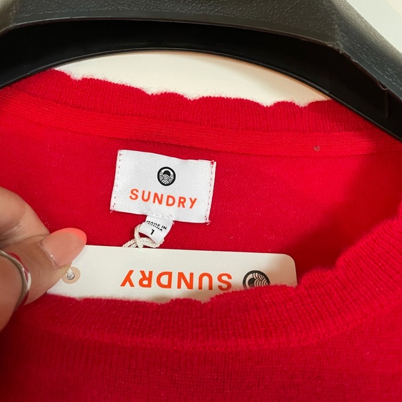 SUNDRY cashmere star sweater - Picture 3 of 4